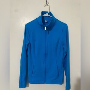 Ladies Under Armor running jacket with full zipper, fitted, mock neck